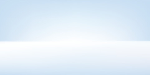 Simple blue studio room. Limbo light background. Abstract 3d backdrop for product presentation. Minimal wall art