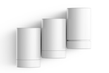 Paper Tube Packaging Mockup Blank Image 3D Rendering