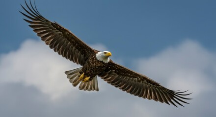 Majestic eagle soaring (1)