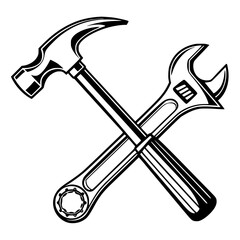 hammer and screwdriver
