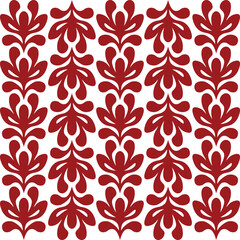 Trendy Boho Style Seamless Background with Colorful Floral Designs, Vibrant Multicolor Abstract Drops Seamless Pattern