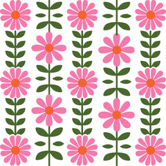 Retro Floral Seamless Background with Green and Beige Botanical Motifs, colorful Multicolor Drops Seamless Pattern for Abstract Floral Backgrounds
