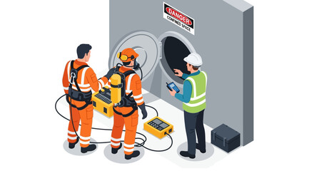 Industrial Inspection Confined Space Entry and Safety Procedures