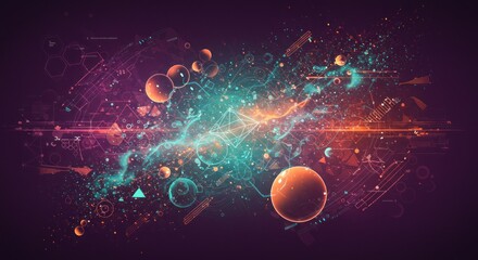 Interdimensional geometry colliding realities of data