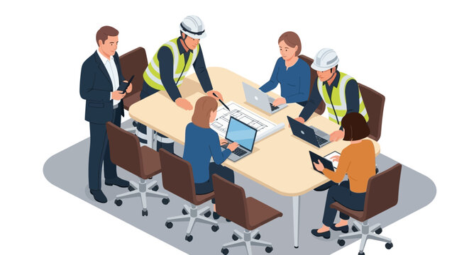 Teamwork and Collaboration in Construction Project Meeting