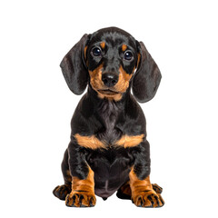 dachshund dog isolated on transparent background, object, cut out