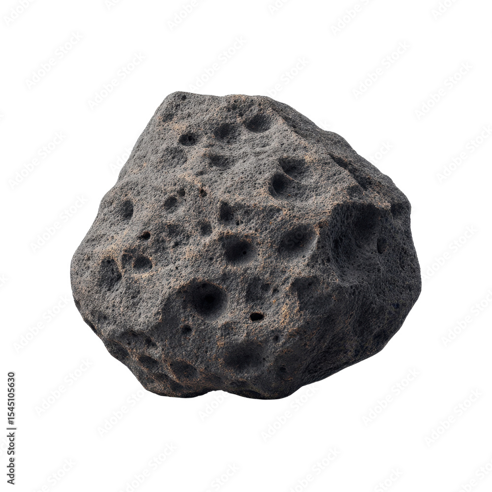 Poster textured dark volcanic rock with unique surface patterns and porous features suitable for nature and