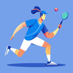 tennis player silhouette, tennis player vector,  playing tennis