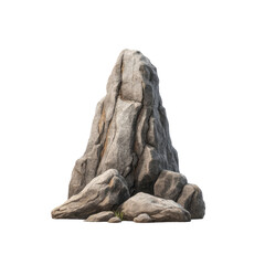 Fototapeta premium Realistic Rocky Terrain with Detailed Crags and Textures Ideal for Backgrounds and Nature Themes Transparent background or png