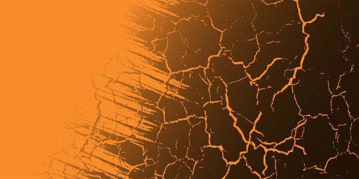 orange black brush Car sticker wrap pattern banner abstract sporty lines black orange color combination grunge brush modern pattern racing motorsport vector design.