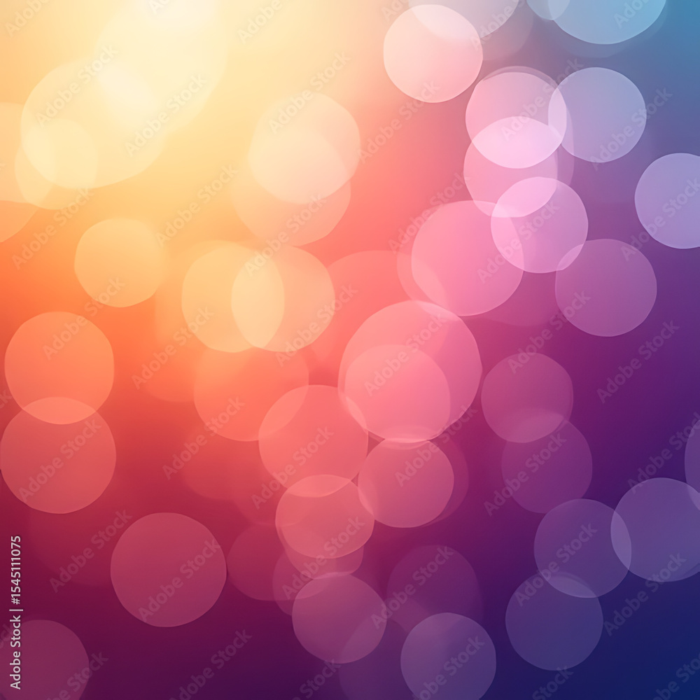 Aufkleber abstract background with colorful bokeh lights