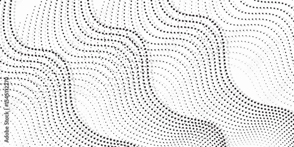Poster halftone gradient. dotted gradient, smooth dots spraying and halftones dot background seamless horiz