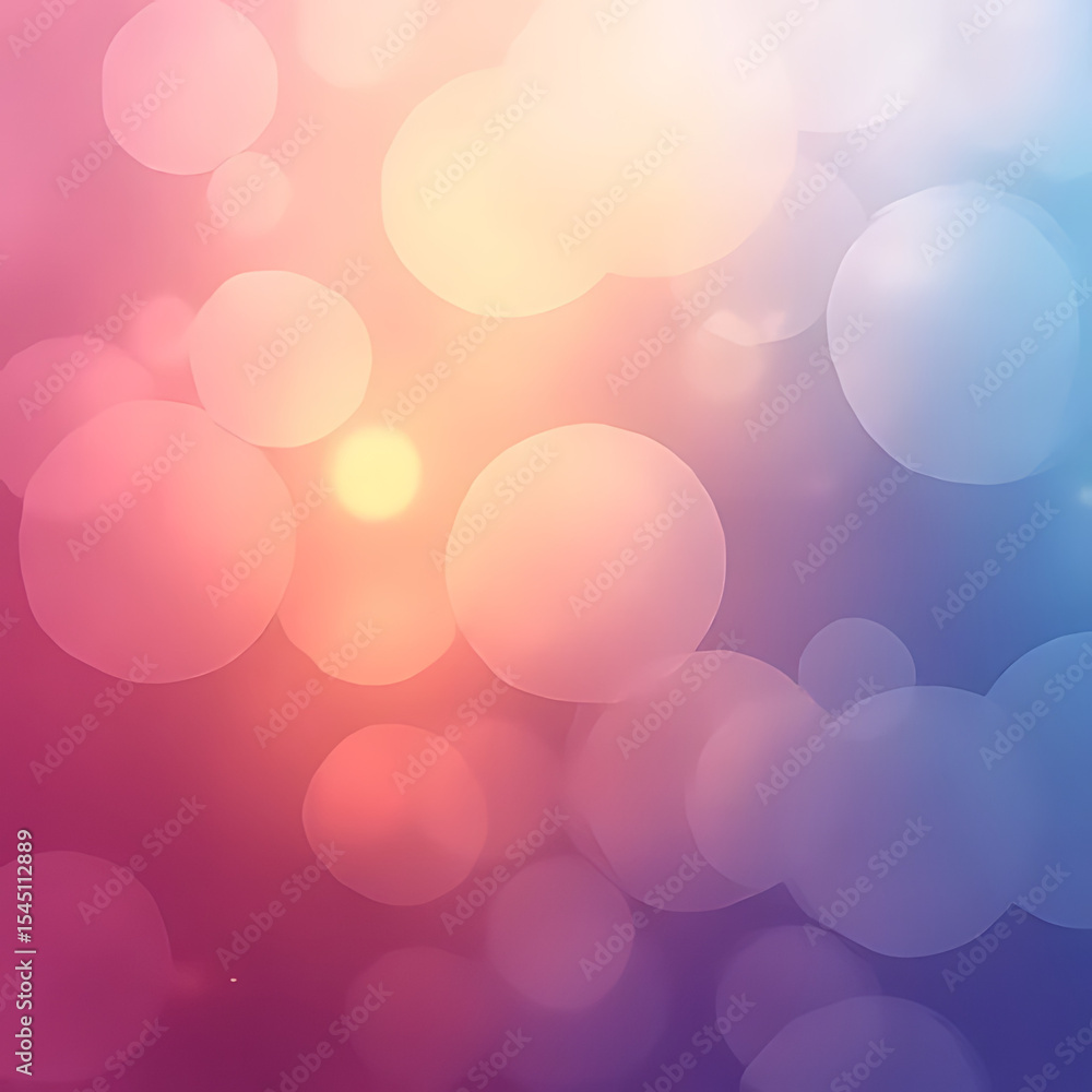 Poster abstract colorful bokeh background with warm and cool tones abstract colorful background