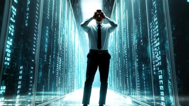 データ崩壊に苦悩するITビジネスマン