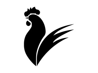 Chicken silhouette set for farm design, black hen vector illustration, poultry animal icon pack for vintage.Chicken silhouettes in various poses. vector icon of Chicken.