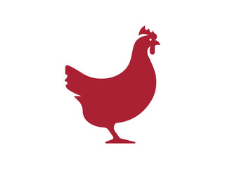 Chicken silhouette set for farm design, black hen vector illustration, poultry animal icon pack for vintage.Chicken silhouettes in various poses. vector icon of Chicken. © Shazahan3752