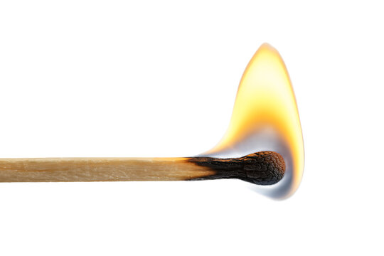 Lit matchstick illustration isolated - Powered by Adobe