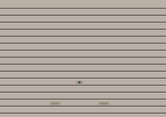 ガレージや倉庫のシャッター　背景素材