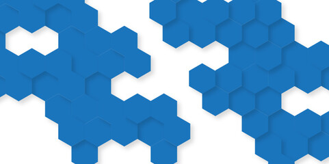 Obraz premium Abstract background with lines. Modern simple style hexagonal graphic concept. Background with hexagons