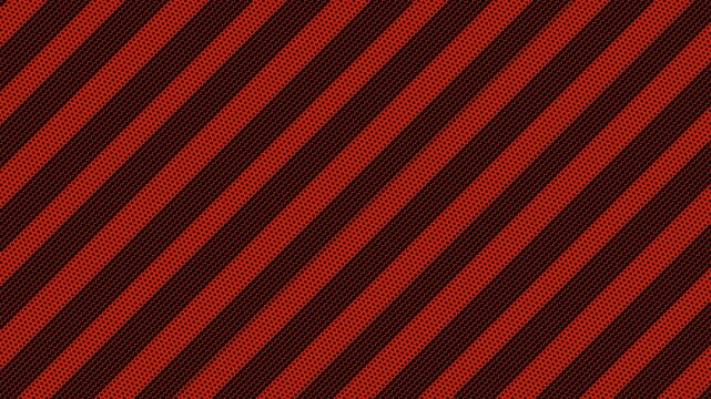 Diagonal Stripes in Red and Black with Hexagonal Grid Pattern Abstract Background