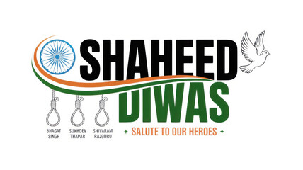 Shaheed Diwas isolated on transparent background, Generative ai.