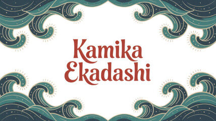 Kamika Ekadashi isolated on transparent background, Generative ai.