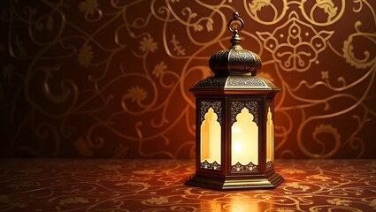 vintage lamp with candle