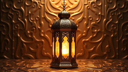 old lamp on the wall