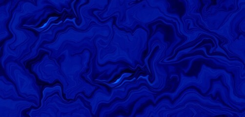 Deep indigo alcohol ink swirls creating a seamless abstract background,  illustration,  celestial