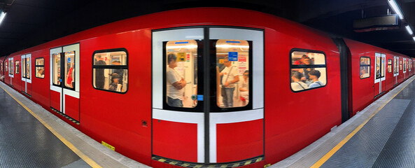 underground in train station