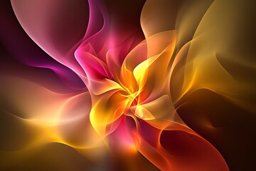Abstract fractal art with vibrant colors creating a mesmerizing and dynamic design element