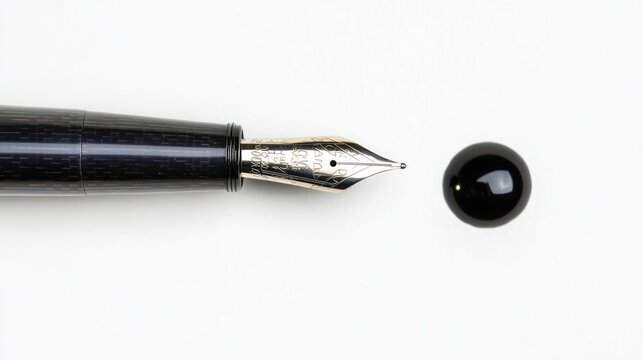 Close-up of a fountain pen