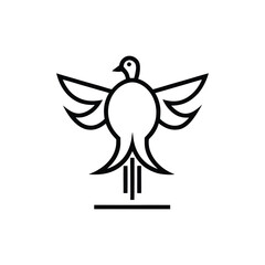 angel wings vector vector illustration art icon