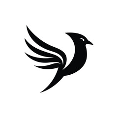 vector illustration of a bird icon