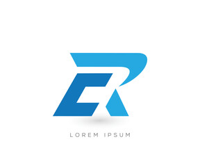 CR Initial  logo design template