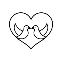 vector illustration of a heart icon