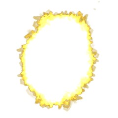 Red Flame Stroke with Wavy Shape.