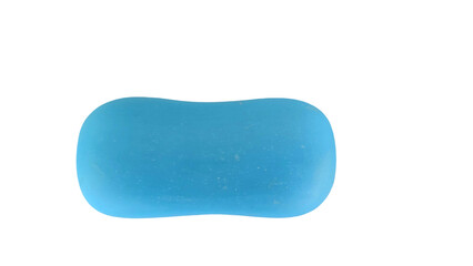 Blue soap isolated png