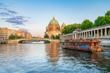 The Berlin Cathedral and the river Spree at sunset. Germany © Pawel Pajor