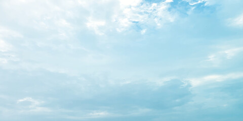 White cloud blue, beautiful nature, bright light, sunny, fresh weather, soft clouds effect on the background, Southern California air panorama