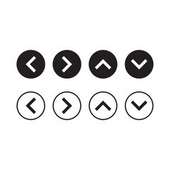 four way arrow button icon