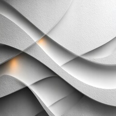 Abstract White and Gray Textured Waves Background