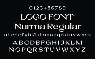 Elegant Serif Font: Nurma Regular Typeface for Logos
