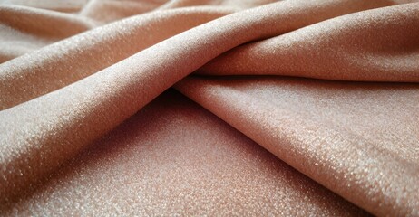 A piece of fabric with a shiny, metallic texture