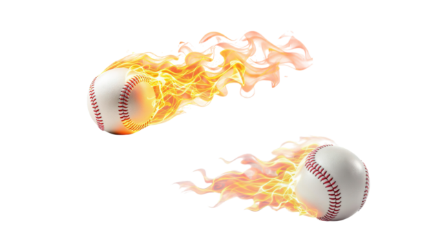 fire tail baseball png