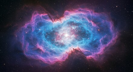 Vibrant Cosmic Nebula with Star Birth - Ideal for Astronomy Books & Science Displays