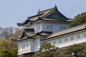 Imperial palace turret - Tokyo, Japan