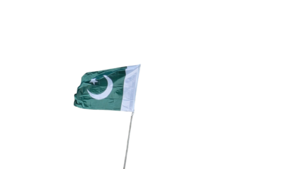 Pakistani National Flag Isolated Png