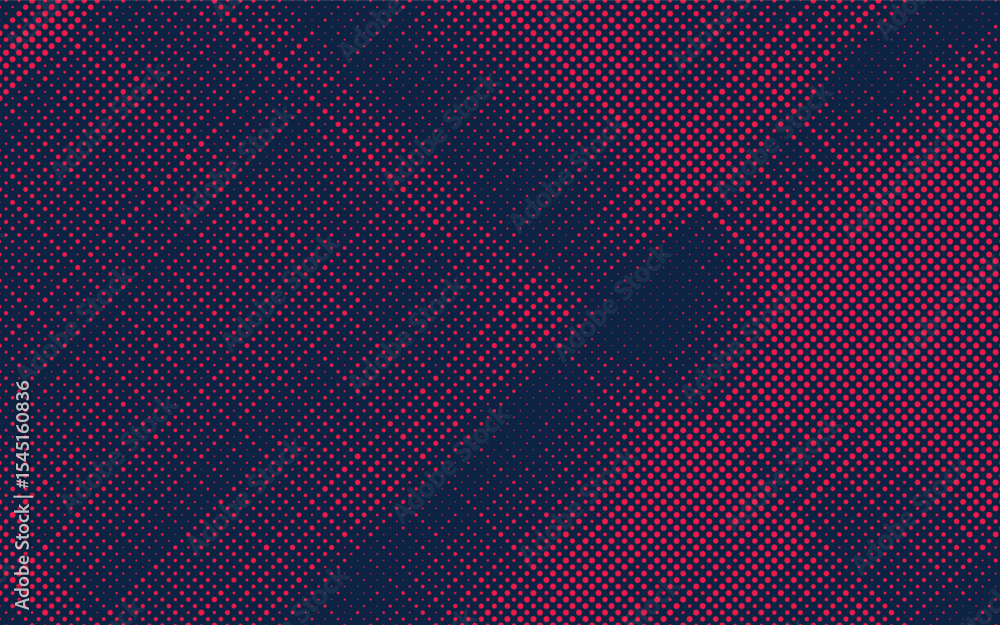 Aufkleber Halftone background vector, abstract backdrop design with two tone pattern and copy space for edit your content	