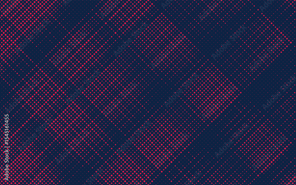 Aufkleber Halftone background vector, abstract backdrop design with two tone pattern and copy space for edit your content	